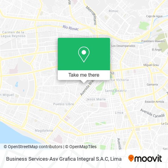 Business Services-Asv Grafica Integral S.A.C map