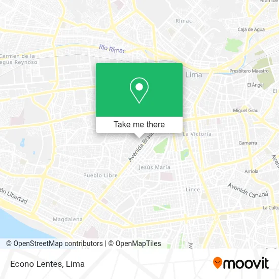 Econo Lentes map