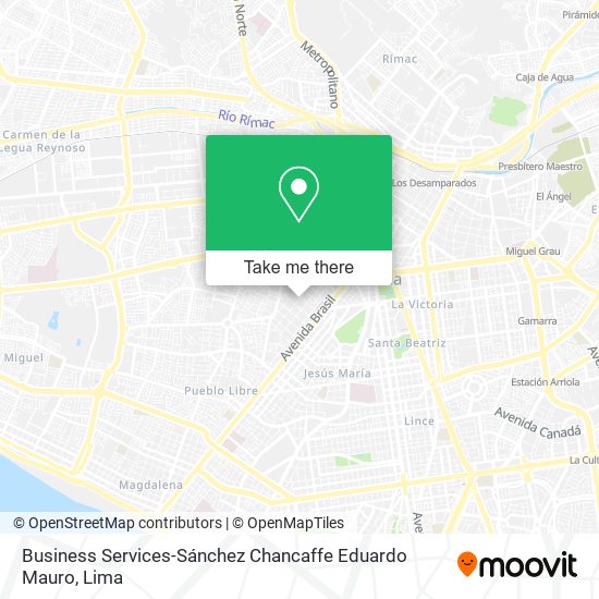 Business Services-Sánchez Chancaffe Eduardo Mauro map