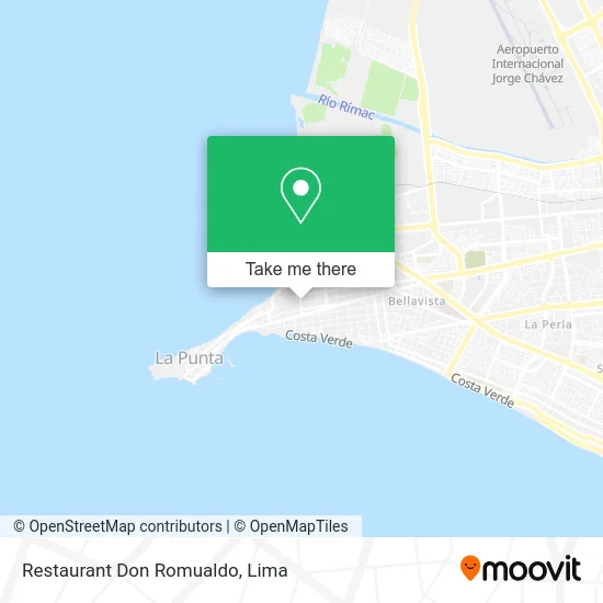 Restaurant Don Romualdo map