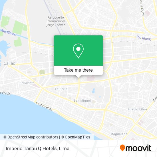 Imperio Tanpu Q Hotels map