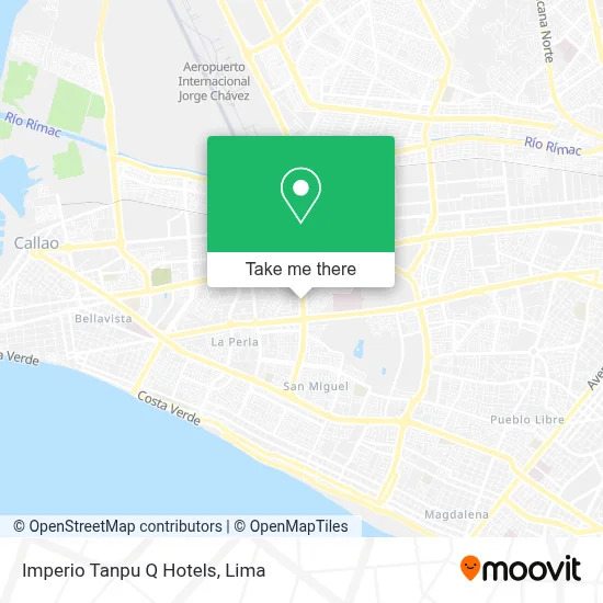 Imperio Tanpu Q Hotels map
