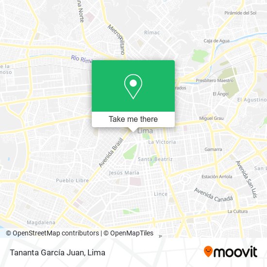 Mapa de Tananta García Juan