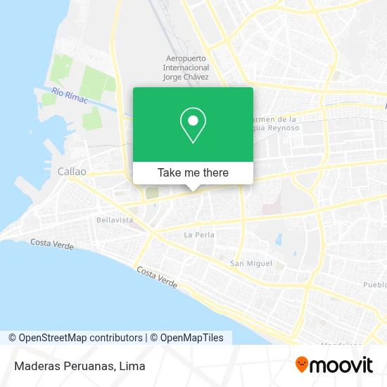 Maderas Peruanas map