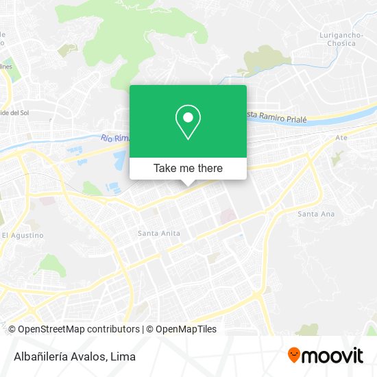 Albañilería Avalos map