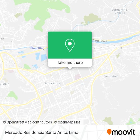 Mercado Residencia Santa Anita map