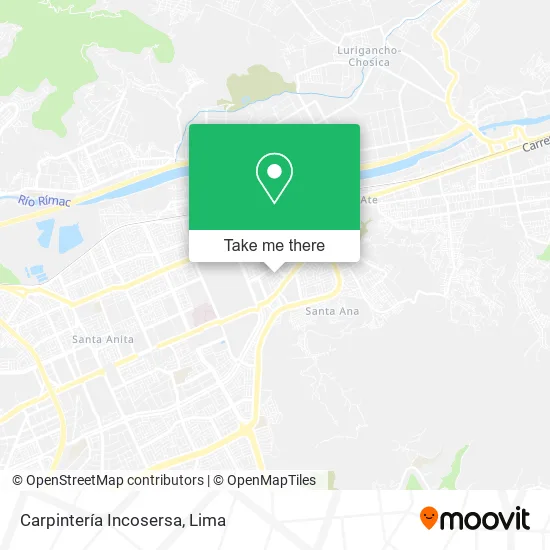 Mapa de Carpintería Incosersa