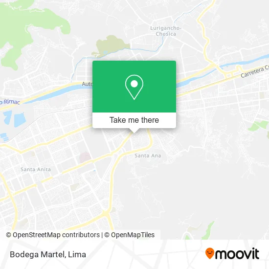 Mapa de Bodega Martel