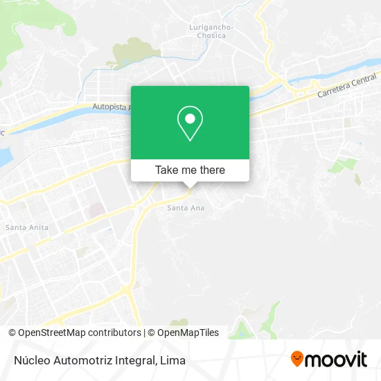 Mapa de Núcleo Automotriz Integral