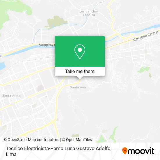 Técnico Electricista-Pamo Luna Gustavo Adolfo map