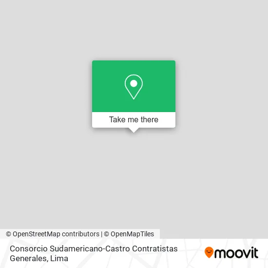 Mapa de Consorcio Sudamericano-Castro Contratistas Generales