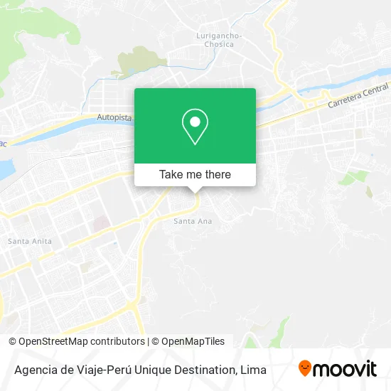 Agencia de Viaje-Perú Unique Destination map
