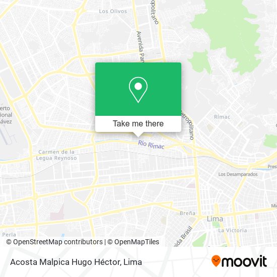 Acosta Malpica Hugo Héctor map