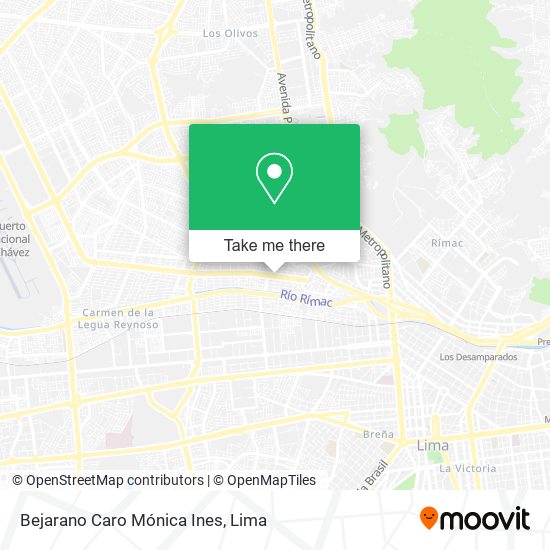 Bejarano Caro Mónica Ines map