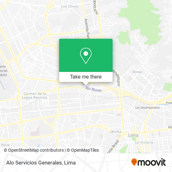 Alo Servicios Generales map