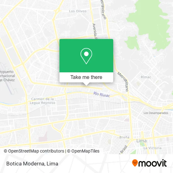 Mapa de Botica Moderna
