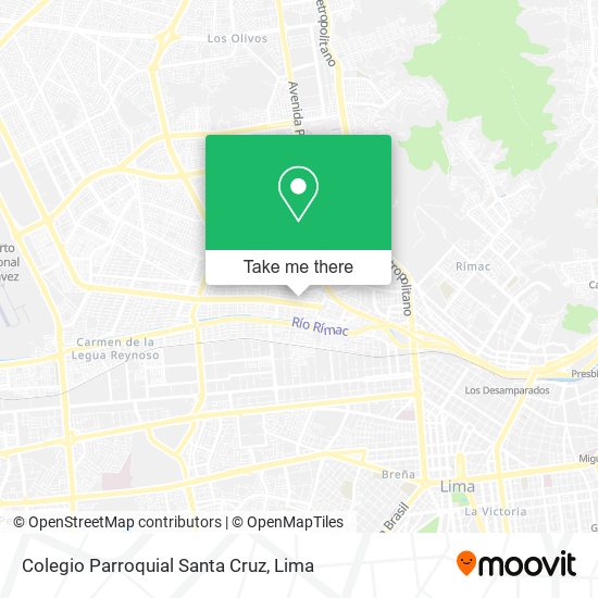 Colegio Parroquial Santa Cruz map