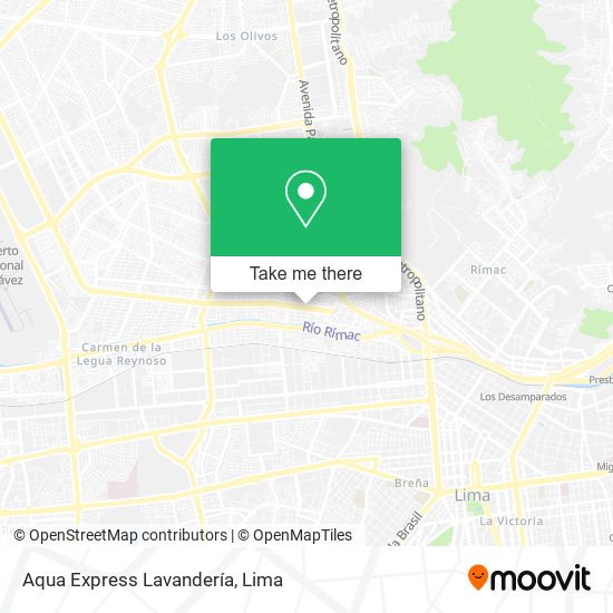 Aqua Express Lavandería map