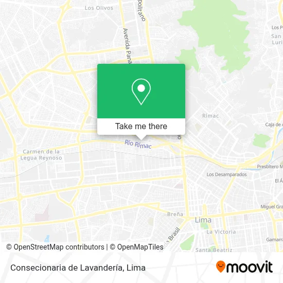 Consecionaria de Lavandería map
