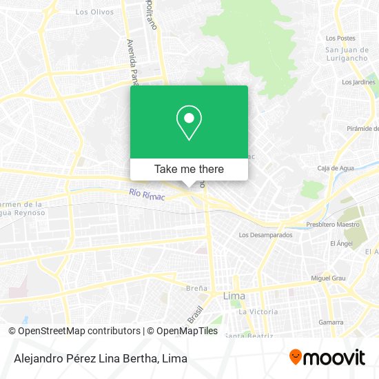 Alejandro Pérez Lina Bertha map