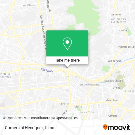 Mapa de Comercial Henríquez