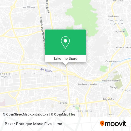 Mapa de Bazar Boutique María Elva