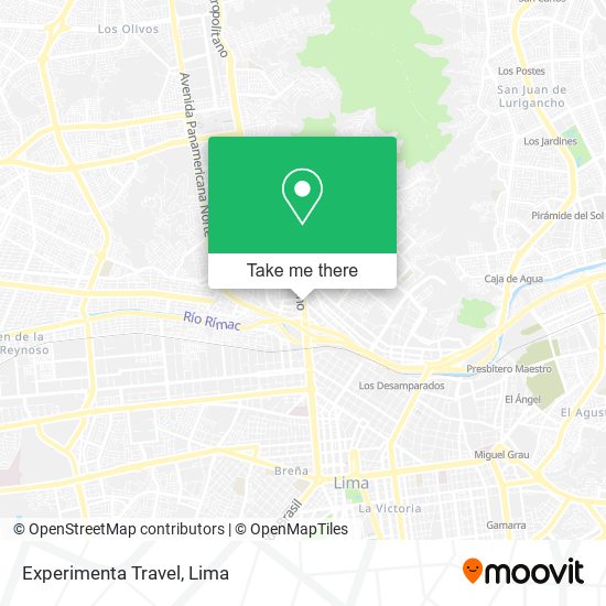 Experimenta Travel map