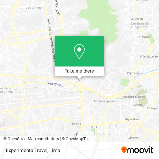 Experimenta Travel map