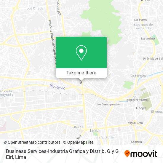 Business Services-Industria Grafica y Distrib. G y G Eirl map