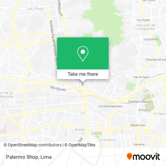 Palermo Shop map