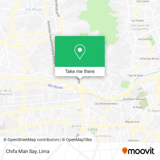 Chifa Man Say map