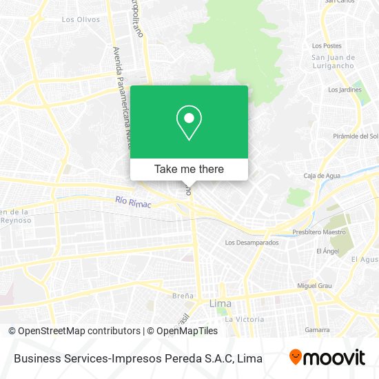 Business Services-Impresos Pereda S.A.C map