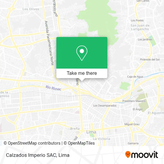 Calzados Imperio SAC map