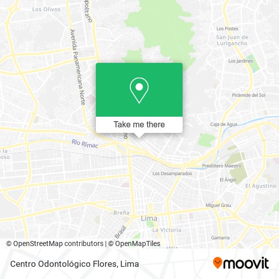 Centro Odontológico Flores map