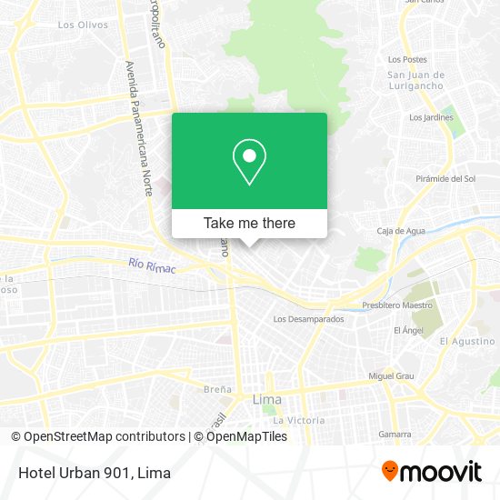 Mapa de Hotel Urban 901