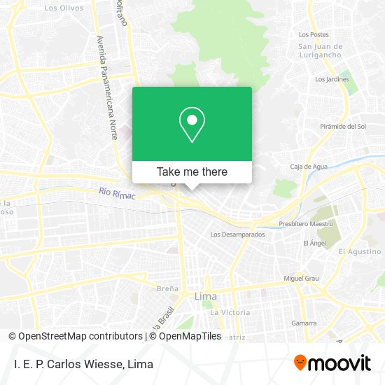 Mapa de I. E. P. Carlos Wiesse