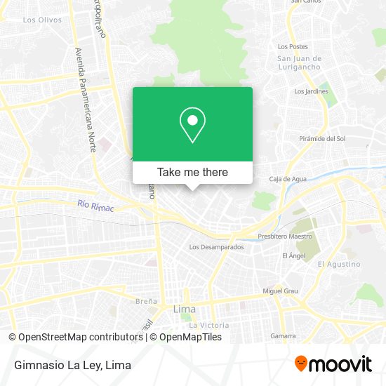 Gimnasio La Ley map