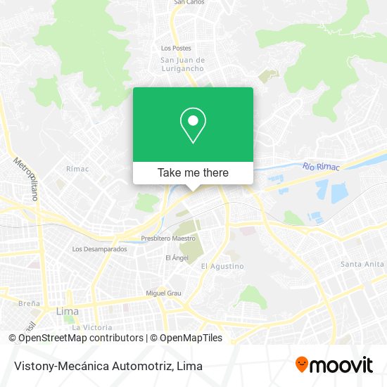 Vistony-Mecánica Automotriz map