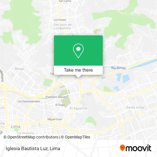Iglesia Bautista Luz map