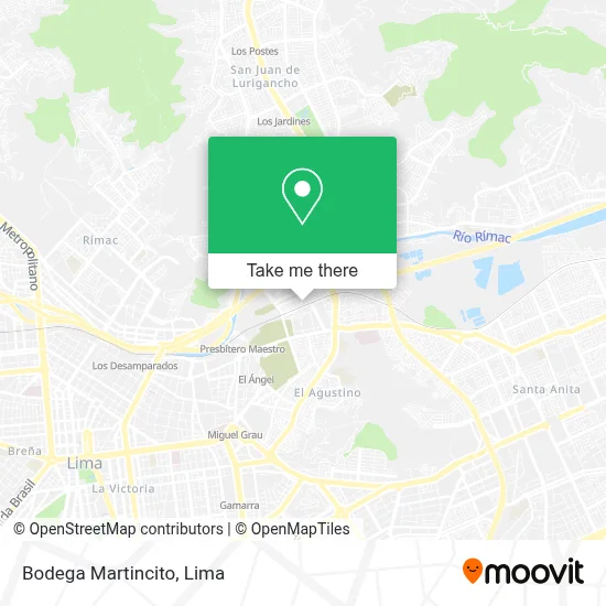 Bodega Martincito map