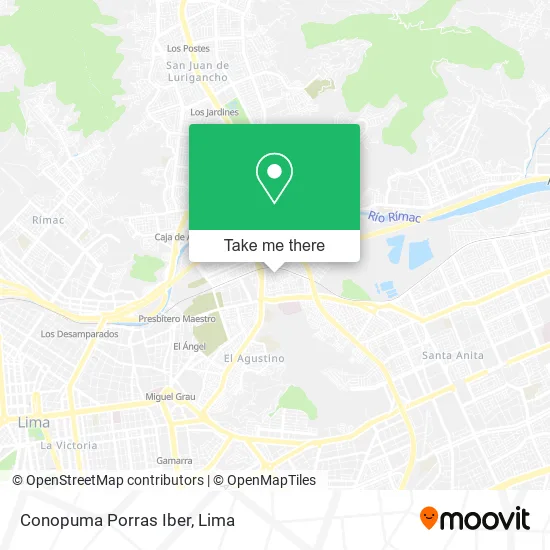 Mapa de Conopuma Porras Iber