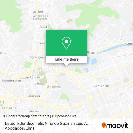 Estudio Jurídico Félix Niño de Guzmán Luis A. Abogados map