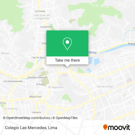 Mapa de Colegio Las Mercedes