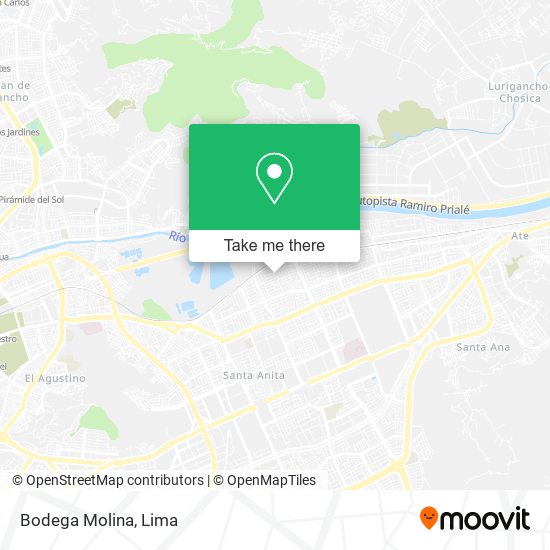 Bodega Molina map