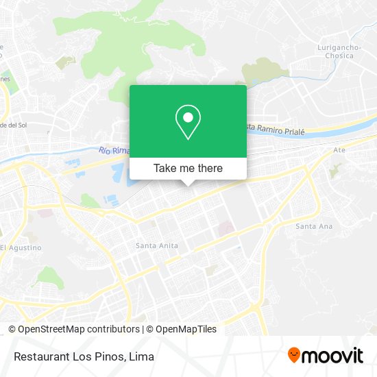 Restaurant Los Pinos map