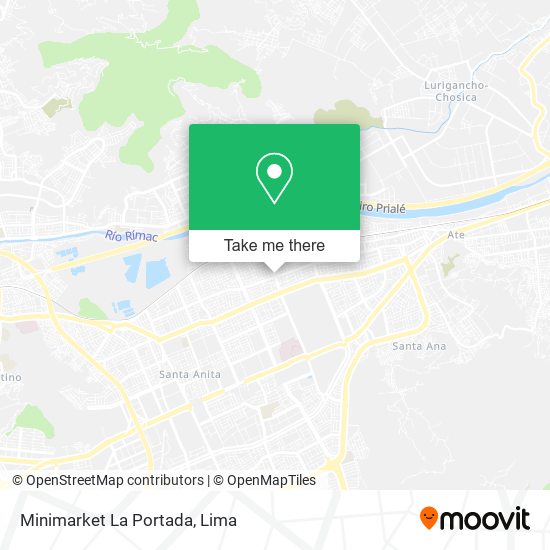 Minimarket La Portada map