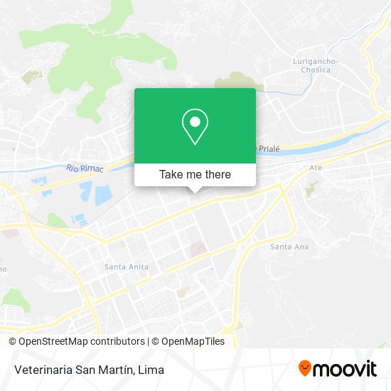 Mapa de Veterinaria San Martín