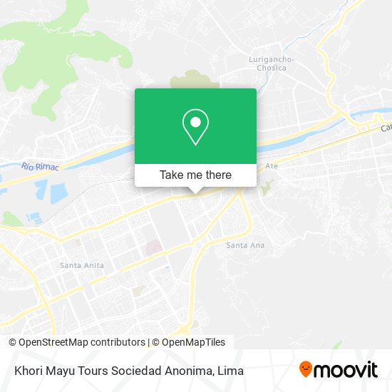 Khori Mayu Tours Sociedad Anonima map