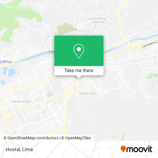 Mapa de Hostal