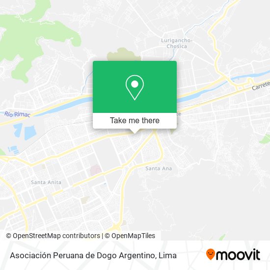 Mapa de Asociación Peruana de Dogo Argentino